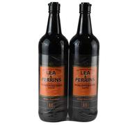 Lea&Perrins Worcestershire Sauce Food Cooking Savoury Flavour Taste Pack 2x568ml