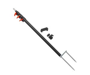 Leachate Camera Stick, Phone Holder Poles | Outdoor Telescopic Spike Bite Phone Holder, Metal Ground Spikes Trail Cam Mount for Photography