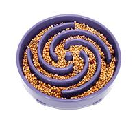 LEACOOLKEY Large Slow Feeder Dog Bowl,Maze Interactive Slow Eating Feeder Bowls, Anti Gulping Healthy Eating,Stop Bloat Pet Slow Down Feeding Dishes for Medium/Big Dogs