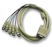 LEAD, 5X BNC PLUGS TO SVGA, 2M SS090 (PRO SIGNAL) Qty X 1