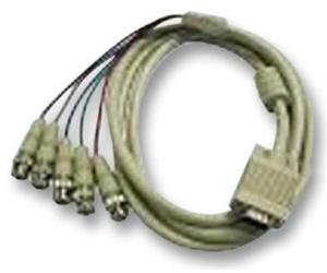 LEAD, 5X BNC PLUGS TO SVGA, 2M SS090 (PRO SIGNAL) Qty X 1