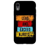 Lead And Exceed NJROTC Cadet US Naval JROTC Military Student Case for iPhone XR