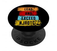 Lead And Exceed NJROTC Cadet US Naval JROTC Military Student PopSockets Adhesive PopGrip