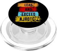 Lead And Exceed NJROTC Cadet US Naval JROTC Military Student PopSockets PopGrip for MagSafe