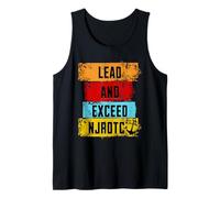 Lead and Exceed NJROTC Cadet US Naval JROTC Military Student Tank Top