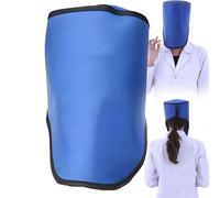 Lead Apron Lead Hat for Head Face X-ray Protection, 0.35 mm Pb / 0.5mmpb X-Ray Protection Rubber Hat Radiation Protection Face and Thyroid Mask Lead Hat,0.35mmpb