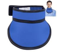 Lead Apron X-Ray Thyroid Shield Collar, Dental Lab Thyroid Shield Collar Lead Protection 0.35 mmpb 0.5 mmpb Radiation Protection Lead Rubber Collar for Adult,B-0.5mmpb