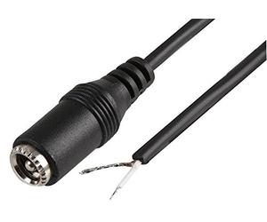 Lead, DC Power, 2.5MM SKT-Bare END, 1.5M, Barrel Power Leads Qty X 1