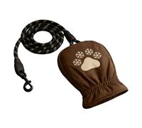 Lead for dogs, thermal gloves, dog rope for walks in cold weather, for running walks, outdoors, winter, on the go, in everyday life