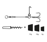 Lead head VMC Noir 5/10/15 g