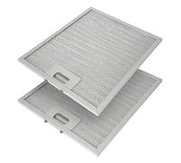 Lead Home Air Filter, Grease Filter for Cooker Hoods, 318 x 258 mm, Metal, Pack of 2