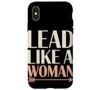 Lead Like a Woman Women Empowerment Women's Equality Case for iPhone X/XS