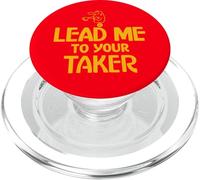 LEAD ME TO YOUR TAKER - retro vintage alien ufo leader 70s PopSockets PopGrip for MagSafe
