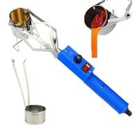 Lead Melting Pot, 160W/280W/380W Adjustable Solder Furnace for Fishing Weight Molds, DIY Crafts, and Metal Pendant, 150-450℃ Portable Melting Metal Crucibles