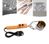 Lead Melting Pot - Electric Tin Furnace Crucible, 150-450℃ Adjustable, Portable for Fishing Weights & Metal Pendants,
