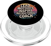 Lead Motivate Inspire Instructional Coach Leadership - PopSockets PopGrip for MagSafe