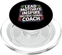 Lead Motivate Inspire Instructional Coach Leadership - PopSockets PopGrip for MagSafe