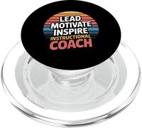 Lead Motivate Inspire Instructional Coach Leadership - PopSockets PopGrip for MagSafe