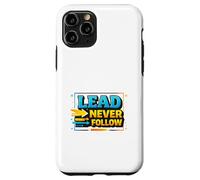 Lead Never Follow Bold Leadership Motivation Design Case for iPhone 11 Pro