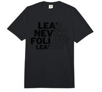 Lead Never Follow Leaders Quote Comfort Colors Adult Heavyweight T-Shirt