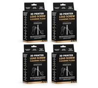 Lead Screw Cleaning Rope Kit for 3D Printer, 80 Pcs Threads and 1 Tweezers | Microfiber Lead Screw Cleaner Kit with Ceramic Tweezers for Bike Chain, Cassette, Brake, Pulley