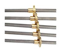 Lead Screw T8 400mm Linear Guide 3D Printers Parts helical pitch 2mm 4mm 8mm 10mm 12mm Trapezoidal Screws with nut(Helical pitch 1mm)