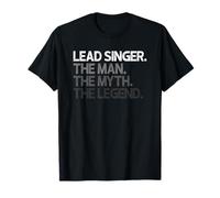Lead Singer The Man Myth Legend Design T-Shirt