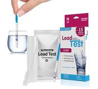 Lead Test Kit, Hard Water Test Strip, Drinking Water Te-st Set, DI-Y Wa-ter Quality Tes-t Tool, Lead Detection Strips For Drinking W-ater, Well And Tap Wa-ter, Easy Instructions