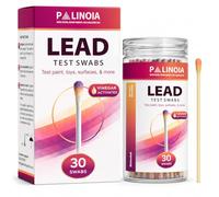 Lead Test Kit Vinegar Activated Swabs - Rapid Lead Testing Swabs with 30-Second Results for Lead Paint, Household Surfaces, Dishes, Ceramics, Toys, Jewelry, Metal & Wood (30)