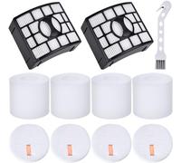 Leadaybetter NV601UK Filter Replacement for Shark NV600 NV601 NV601UKT NV600UK NV700UK NV700UKT Upright Vacuum Cleaner, Part XFF600 XHF600 4 Foam Filters + 2 Hepa Filters