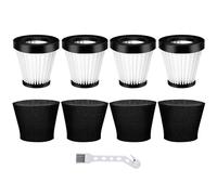 Leadaybetter Replacement Filter Compatible with Dirt Devil SD20005RED, SD30025B & BD22025 Scorpion Handheld Vacuum Cleaner Style F117, Compare to Parts AD40117 (4 Pack)