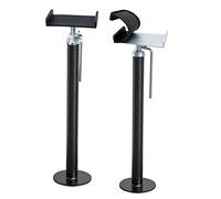 LEADBRAND Slide Out Support Jacks - Slide Out Stabilizers for RV, Camper and Travel Trailer, with Anti-Vibration Rubber mat on top, Stands for Hand Jack, Up to 5,000 lbs Capacity, Pack of 2 (20-37“)