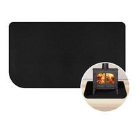 LeadCon Fireproof Fireplace Mat, 70 x 120 cm, Fireproof Mat, Fireproof Mat, Fireplace Mat, Fibreglass Mat, Protects the Lawn Floor from Sparks, Embers