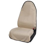 Leader Accessories Beige Waterproof Car Towel Seat Cover - Front Seat Protector, Universal Fit for Car, Truck, SUV, Van