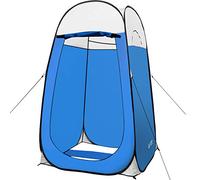Leader Accessories Pop Up Shower Tent Dressing Changing Room Privacy Portable Camping Shelters 4' x 4' x 78" H Extra-Large Space - Blue