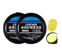 Leader Cleaning and Care Cream & Cleaning Paste for Leather Care, 260g Automotive Interior Leather Cleaning Cream, Car Leather Conditioner Oil Paste, Leather Repair Kit for Car, Furniture Care (2PCS)