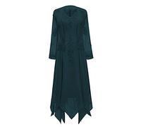 Leader of the Beauty 2 Piece Chiffon V-Neck Tea Length Mother of The Bride Dress Appliques Formal Evening Gowns with Long Sleeves Jacket 20 Teal