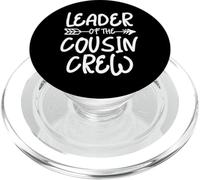 Leader Of The Cousin Crew Funny Family Matching PopSockets PopGrip for MagSafe
