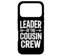 Leader Of The Cousin Crew Sibling Party Squad Case for iPhone 17 Pro