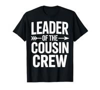 Leader of The Cousin Crew Sibling Party Squad T-Shirt