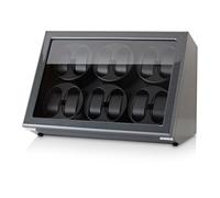 Leader Watch Winders 12 Watch Winder for Automatic Watches, Black, Unisex-Adults