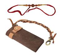 Leaderachi Raksha Bandhan Genuine Hunter Leather RFID Blocking Long Wallet for Men (W2A), 2A - LONG WALLET, Casual