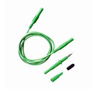 Leaderman 302 Green Electrical Test Lead Set for Multifunction and PAT Testers