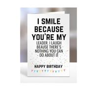 Leaders Funny Birthday Card Gifts for him, her, Presents for Man, Women, Gifts for Men, Women, From Family and Friends, Joke, Silly, A5-234_138