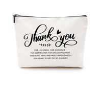 Leadership Boss Lady Chaos Coordinator Employee Supervisor Appreciation Thank You Gifts Inspirational Makeup Bag, thankyou2, 9.6 x 7.4 inches