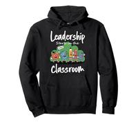 Leadership Starts in the Classroom Teacher Back To School Pullover Hoodie