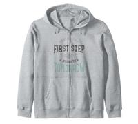 Leadership Taking the first step towards a brighter tomorrow Zip Hoodie