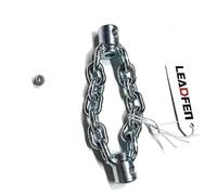 LEADFEN Without Carbide-tip Sewer Clog Remover DN50mm Tube Cleaning Knocker 6mm Flexible Snake Cable Drain Cleaning Bendable