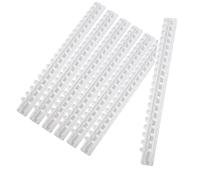 Leadigol 10 Pack Plastic Spiral Binding Coils, A5 Plastic Binding Combs,Clear Comb Binding Spines,Spiral Binding Coil, 20 Hole Loose Leaf Binder Binding Ring,File Organizer