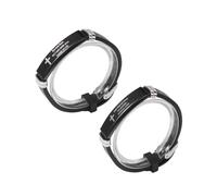 Leadigol Bible Verse Bracelets for Men & Women, 2PCS Stainless Steel Silicone Adjustable Wristbands with Inspirational Quotes, Religious Christian Gift(SET)